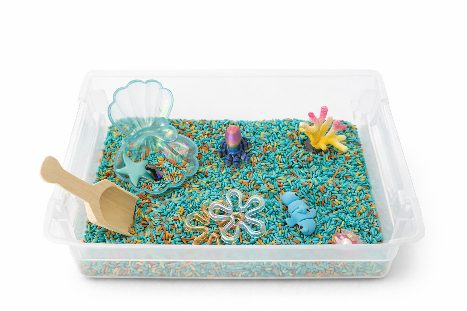 Ocean Themed Sensory Kit |Calming Play, Fine Motor Skills, Neuroaffirming, Ready-for-Open-Ended Play, Ready-to-Play