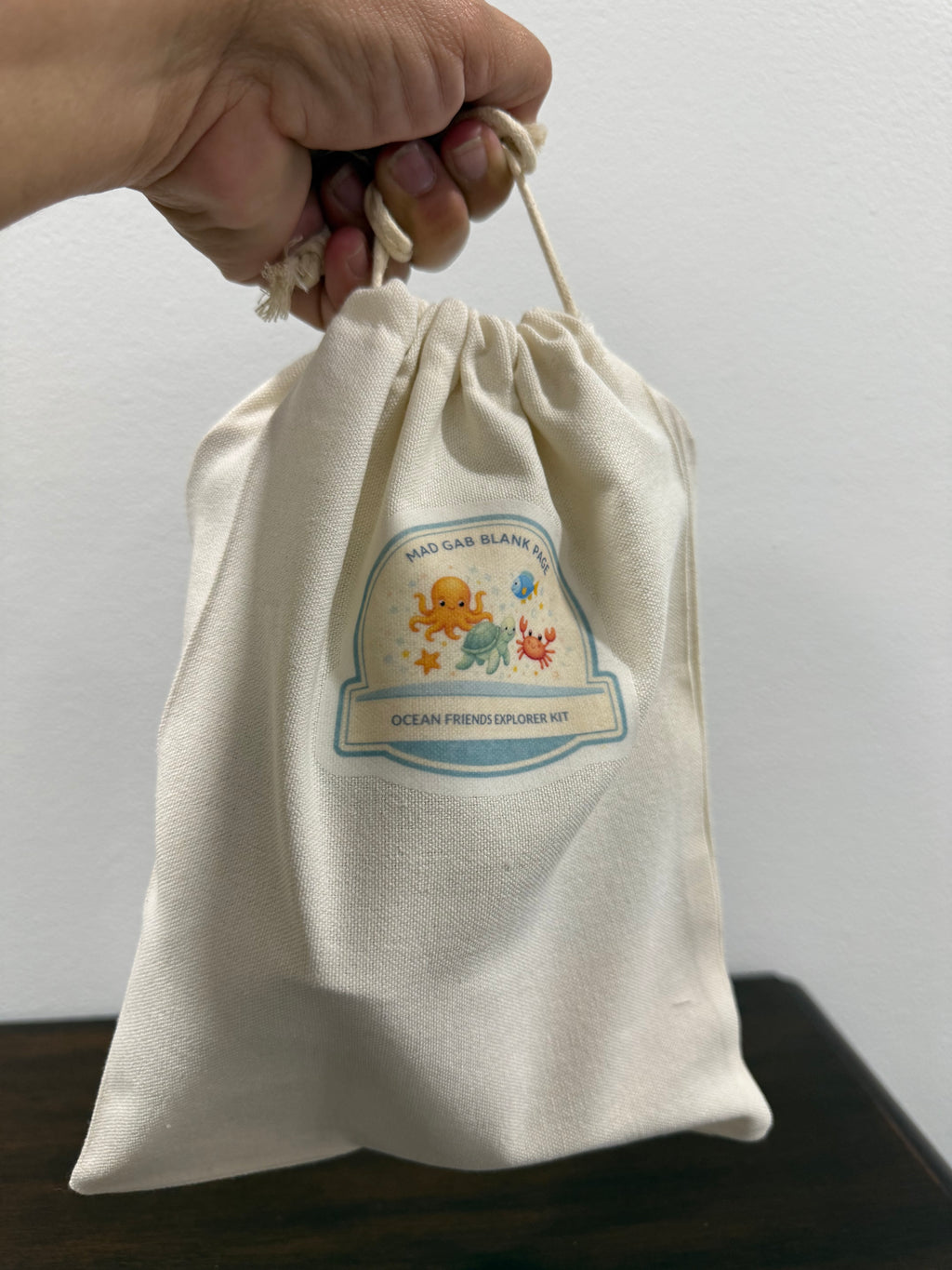 Ocean Friends Explorer Sensory Kit | Summer Travel Montessori Play Pouch, Calm Activity