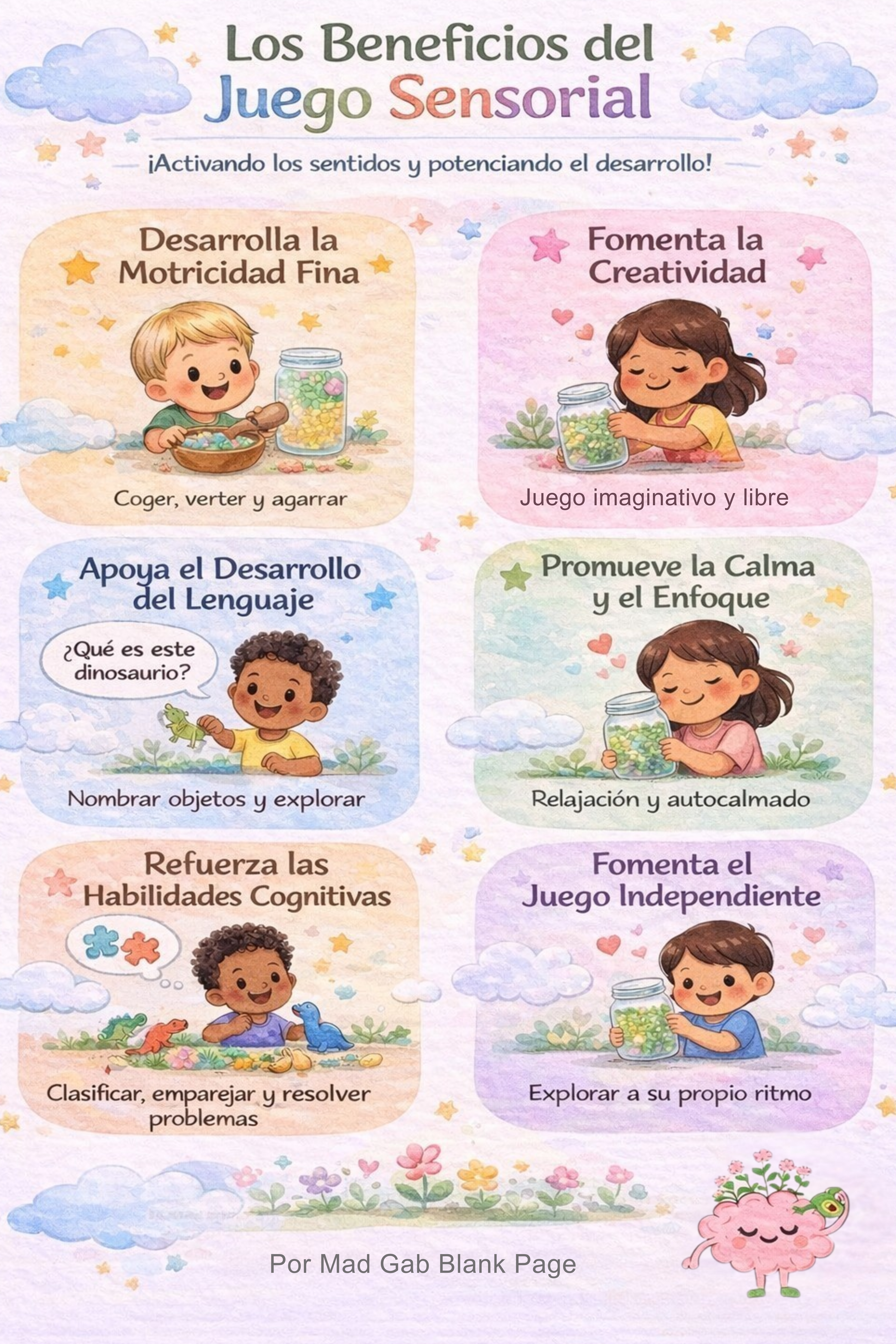 Sensory Play Benefits Poster (English & Spanish) | Neuroaffirming Play Guide for Toddlers, Preschool & Therapy Spaces
