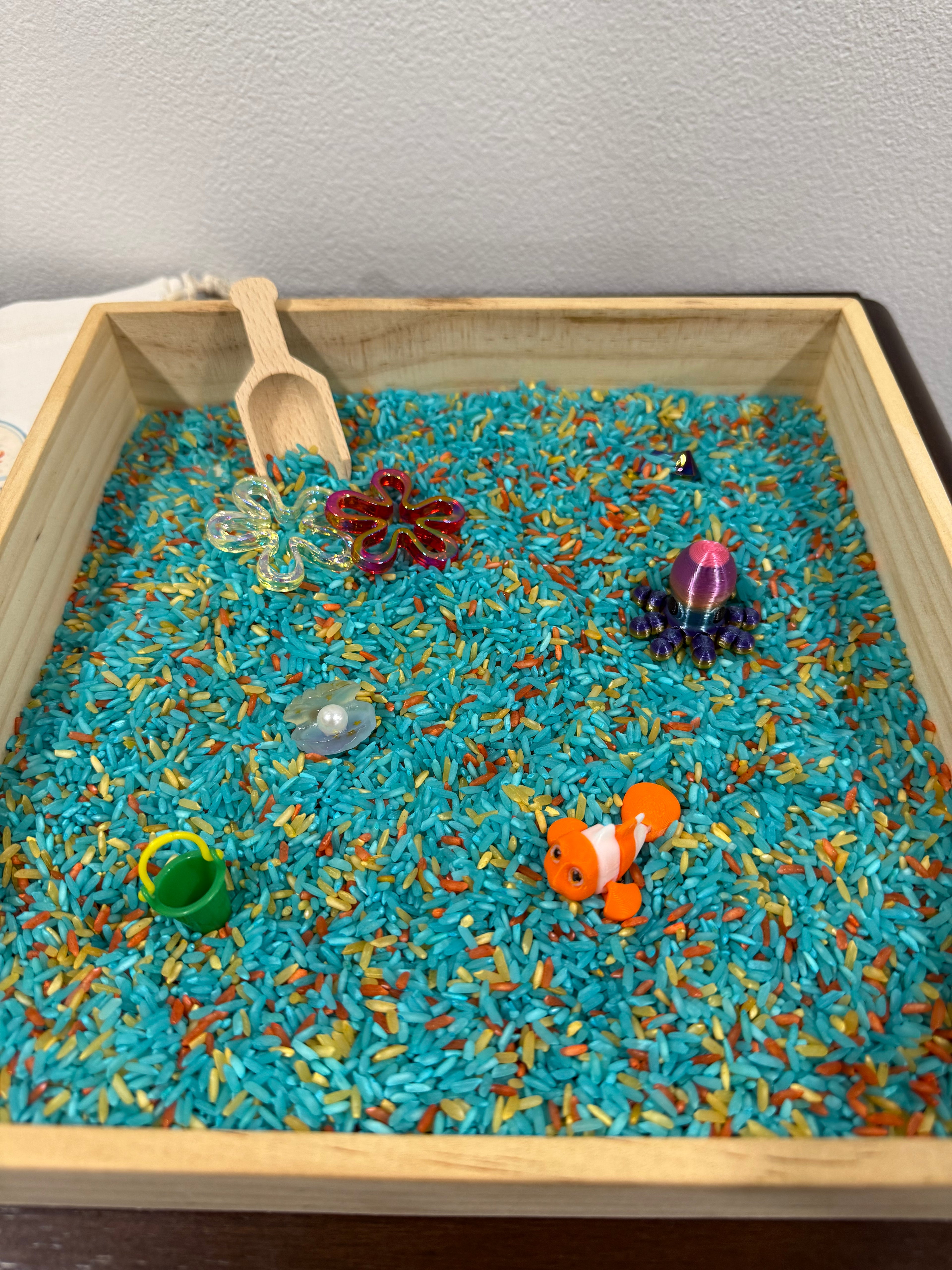 Ocean Friends Explorer Sensory Kit | Summer Travel Montessori Play Pouch, Calm Activity