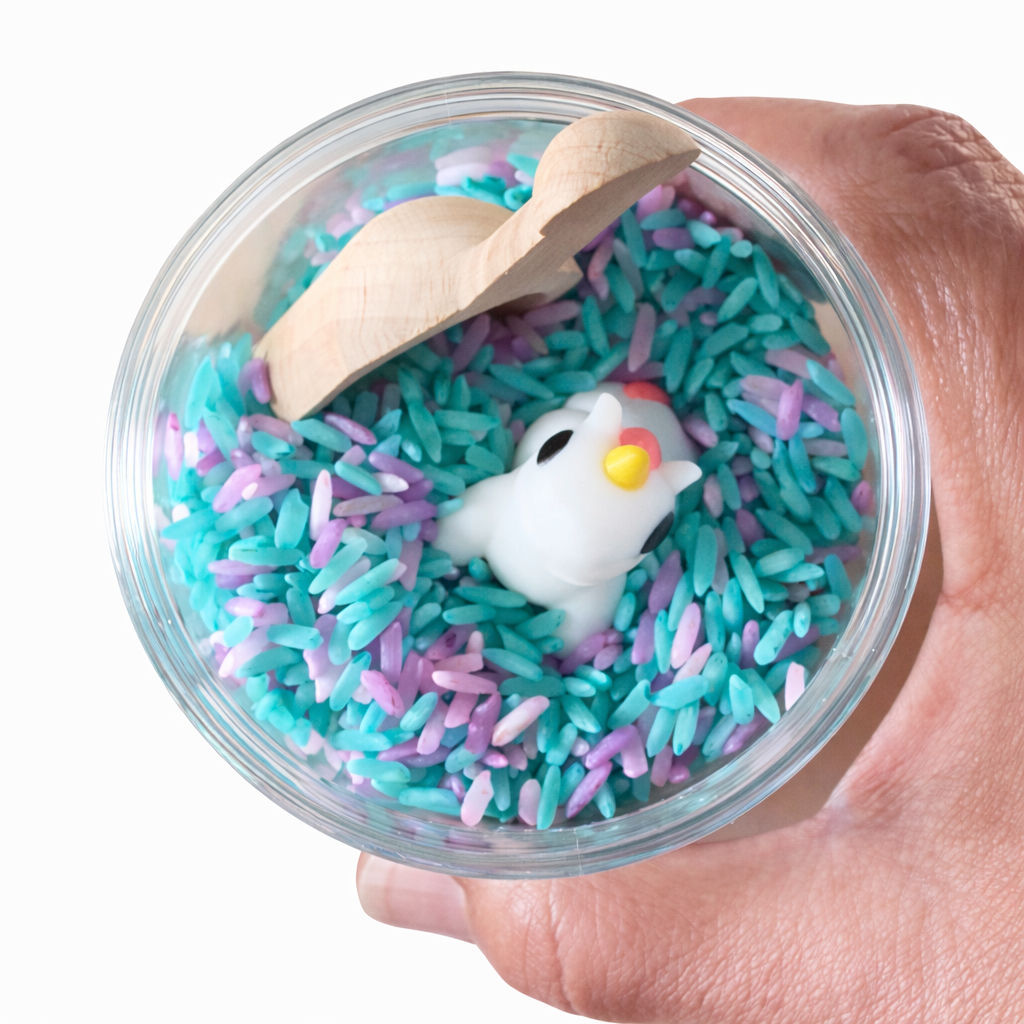 Enchanted Garden Tiny Sensory World | Unicorn Sensory Kit | Ready-to-Play, 8oz Jar