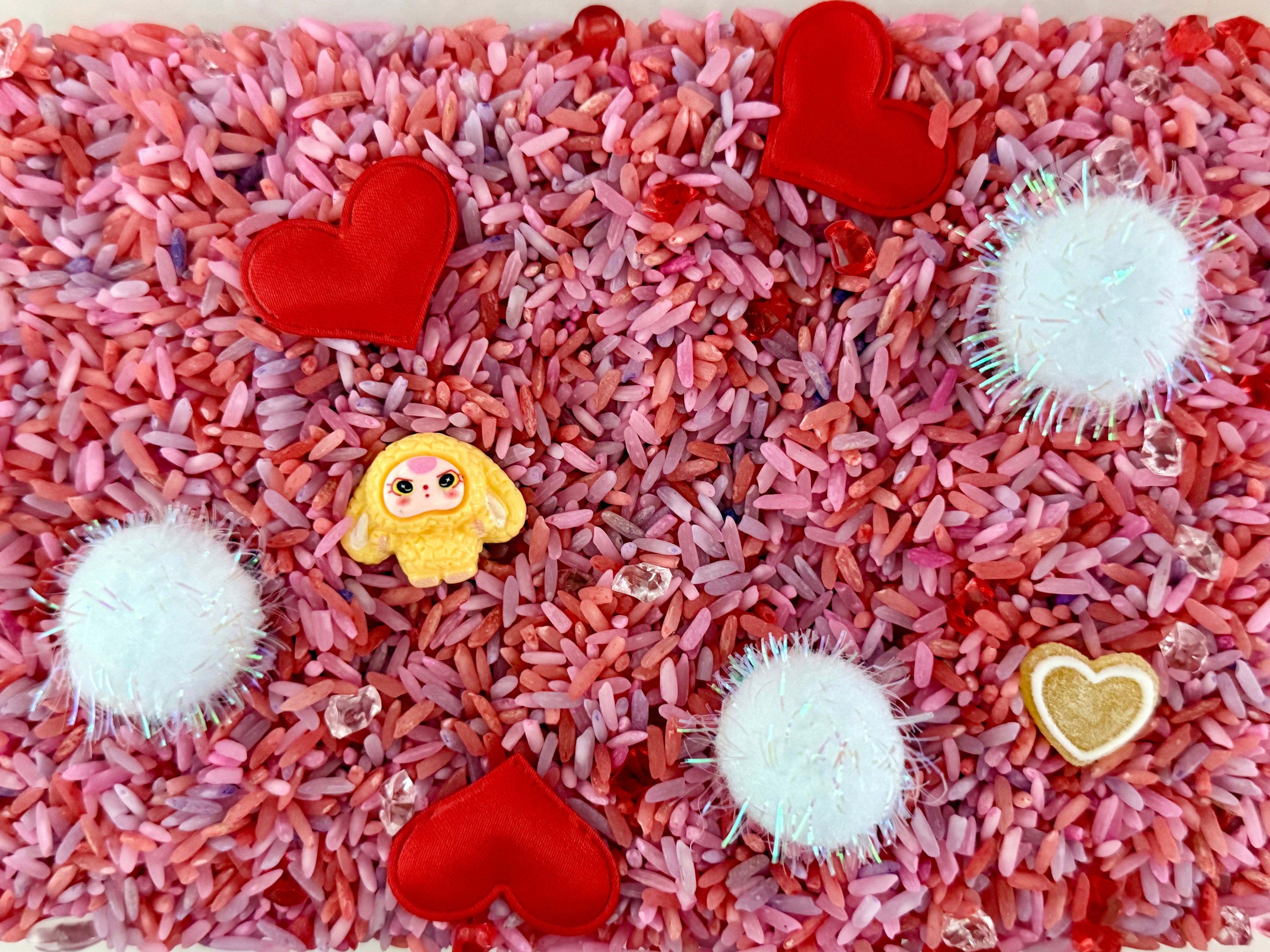 Valentine Mini Sensory - Canvas Play Bag