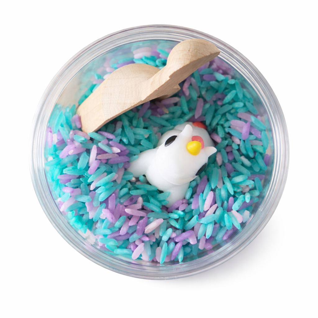 Enchanted Garden Tiny Sensory World | Unicorn Sensory Kit | Ready-to-Play, 8oz Jar