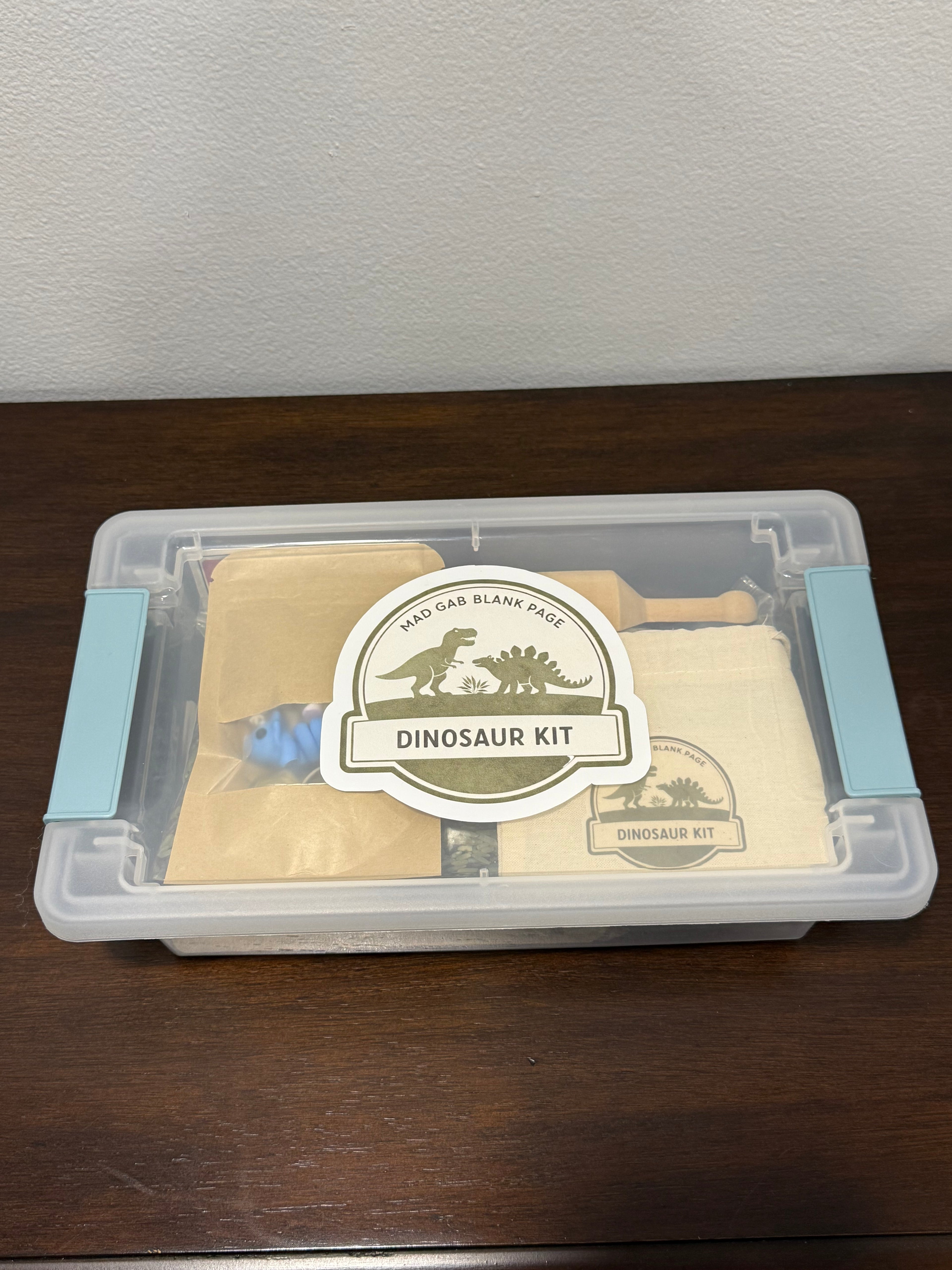 Dinosaur Sensory Kit | Montessori Inspired Sensory Play | Fine Motor Activity | Neuroaffirming | Ready-to-Play-Kit