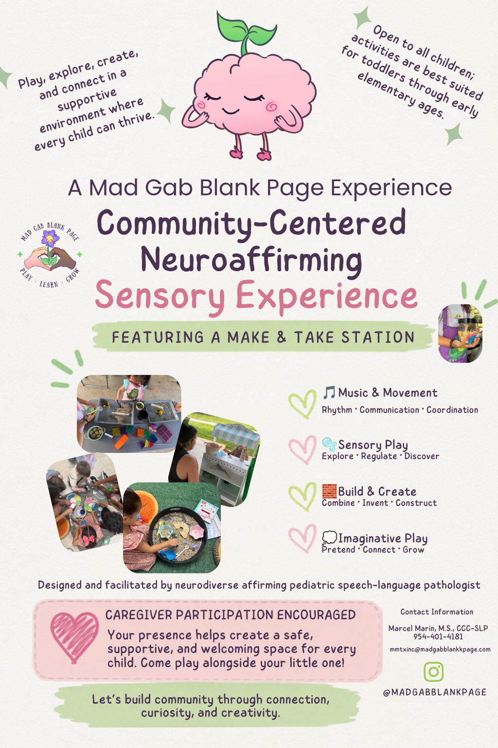 Community Sensory Experience |TBA
