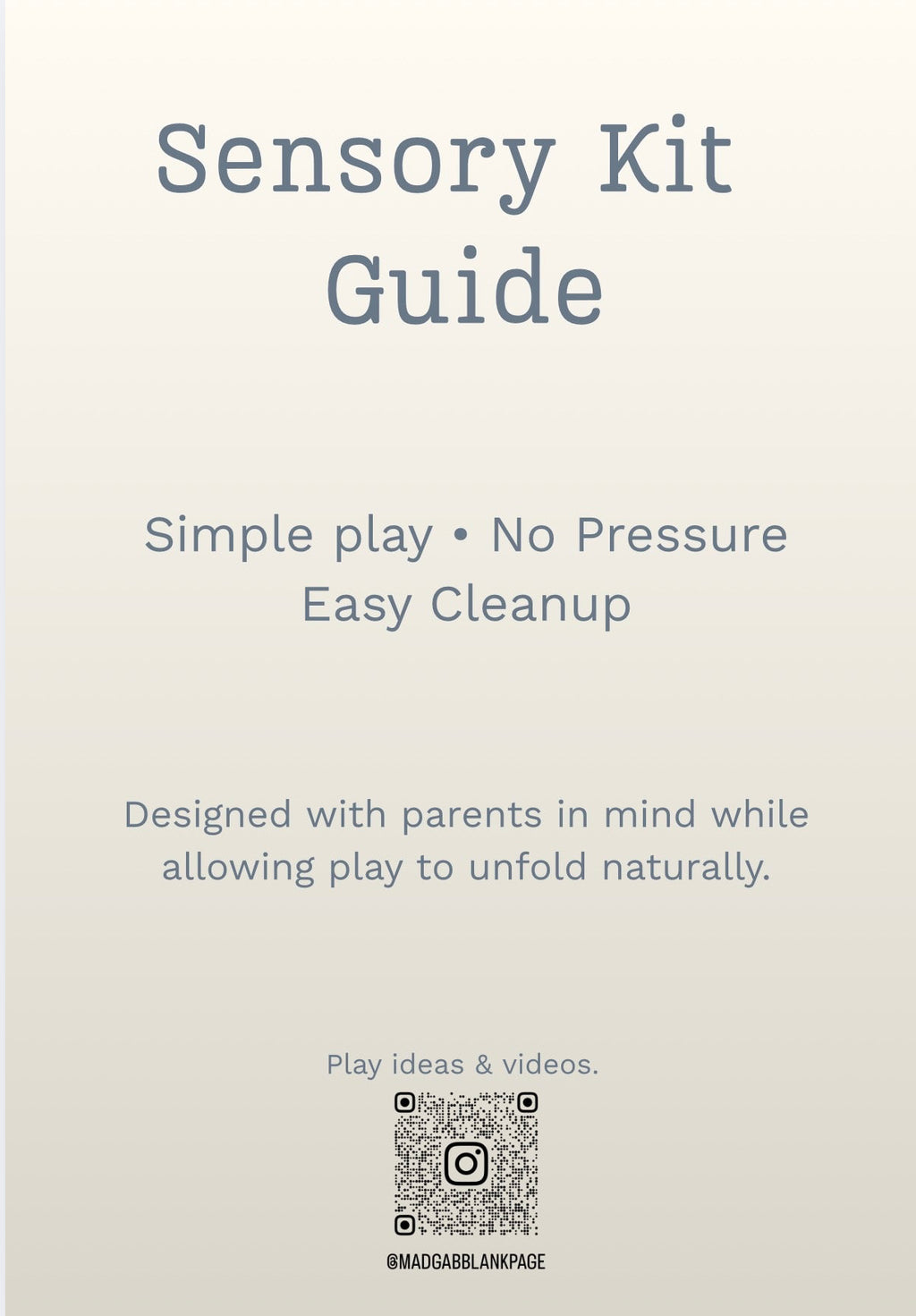 Sensory Play Guide for Parents