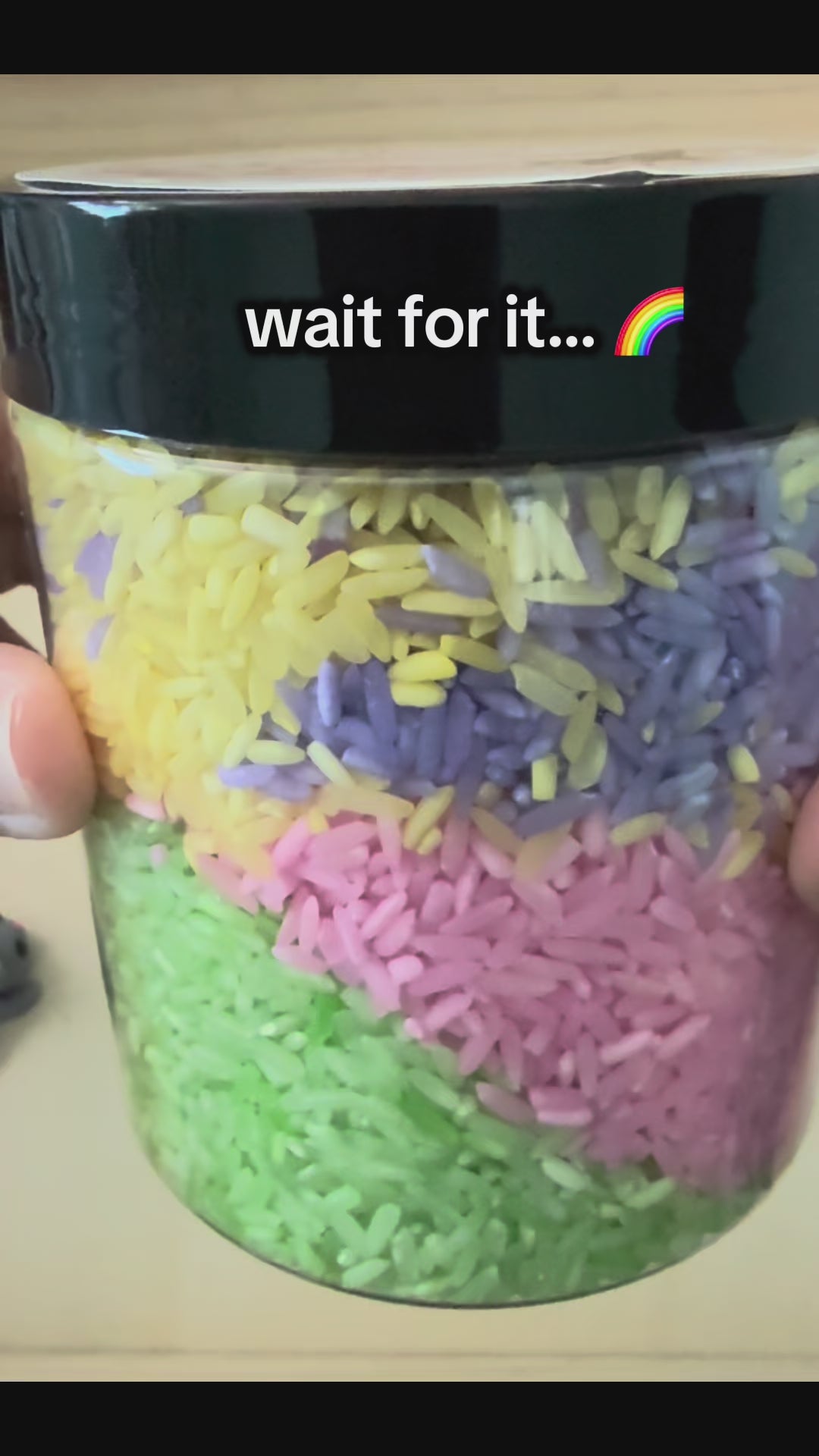 Rainbow Paws Sensory Rice Refill for Sensory Bins