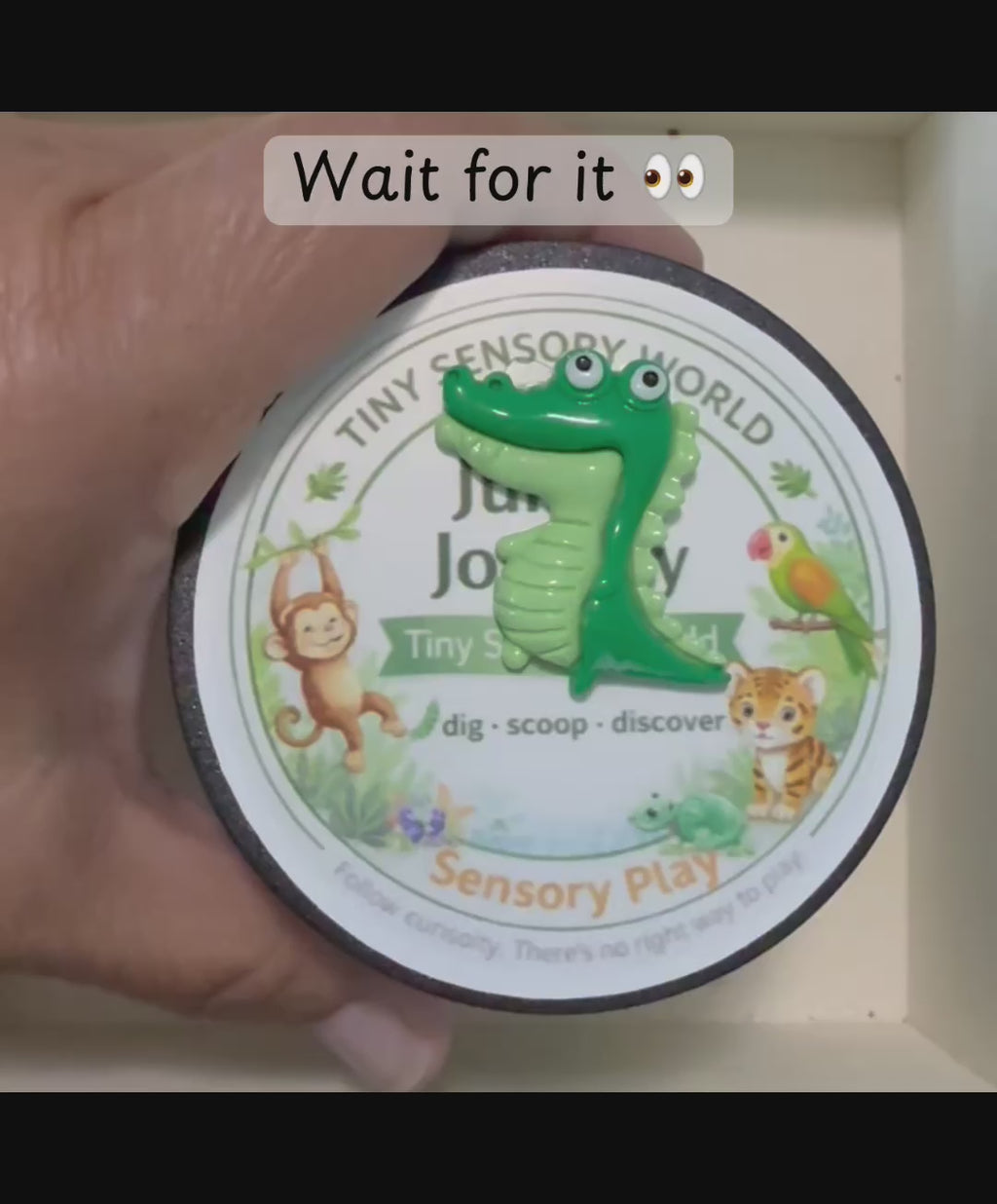 Jungle Journey Tiny Sensory World | Jungle Journey Sensory Kit | Ready-to-Play, 8oz Jar