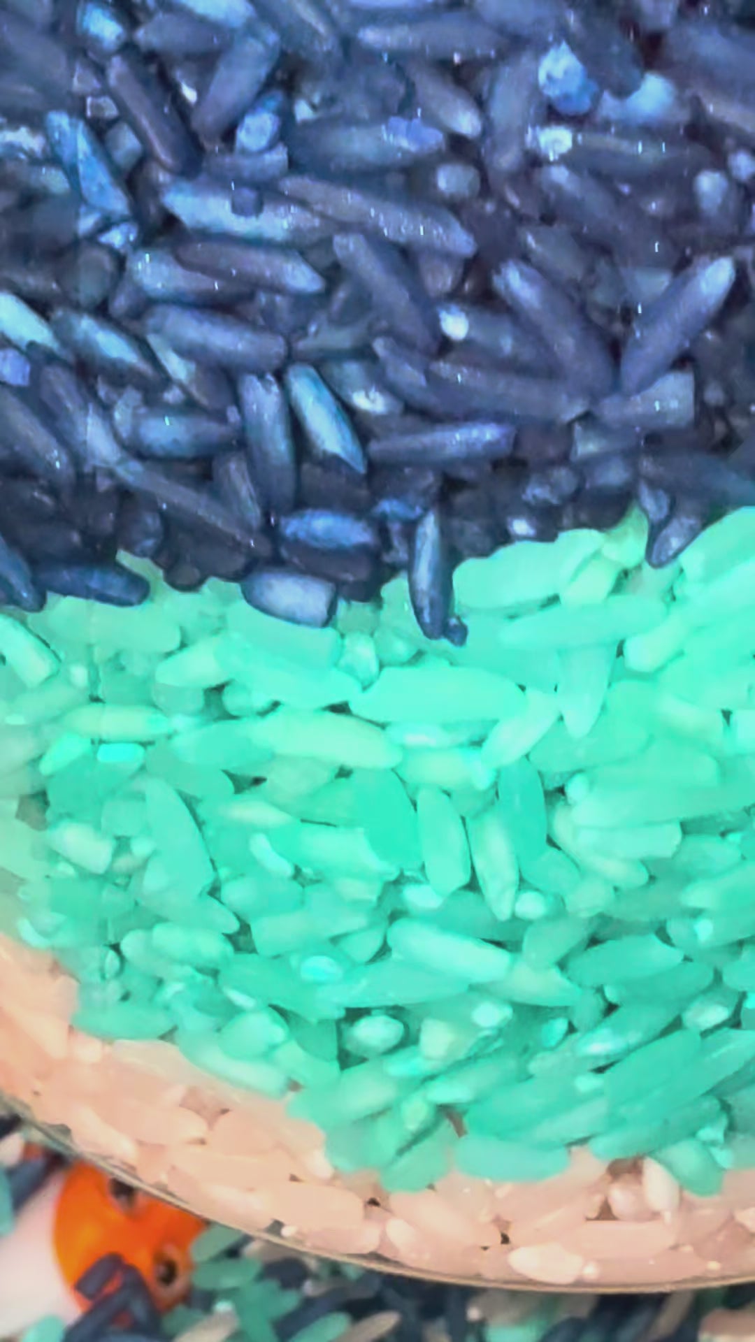 Ocean Floor Sensory Rice Refill for Sensory Bins